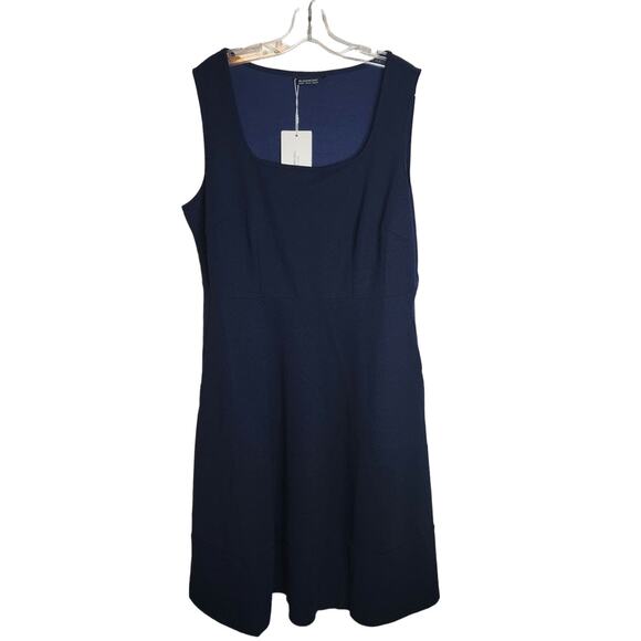 BloomChic Square Neck Ruffle Hem Sleeveless Dress, 1X, NWT - Picture 1 of 6